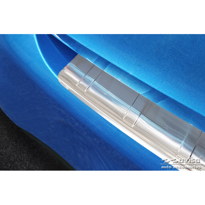 Stainless Steel Rear bumper protector  Smart ForFour (W453) 2014-2020 & FL 2020- incl. EQ 'Ribs'