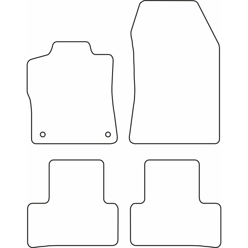 Set car mats  Peugeot 308 III HB 5-doors 2021- & Opel Astra L 2021-