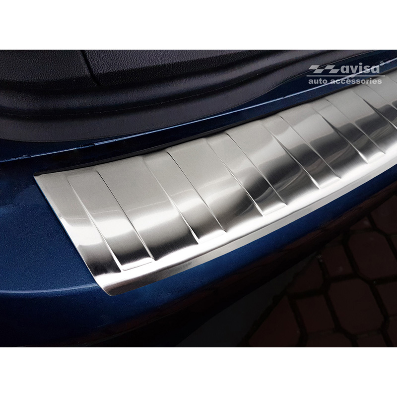 Stainless Steel Rear bumper protector  Ford Focus IV Kombi 2018- 'Ribs'