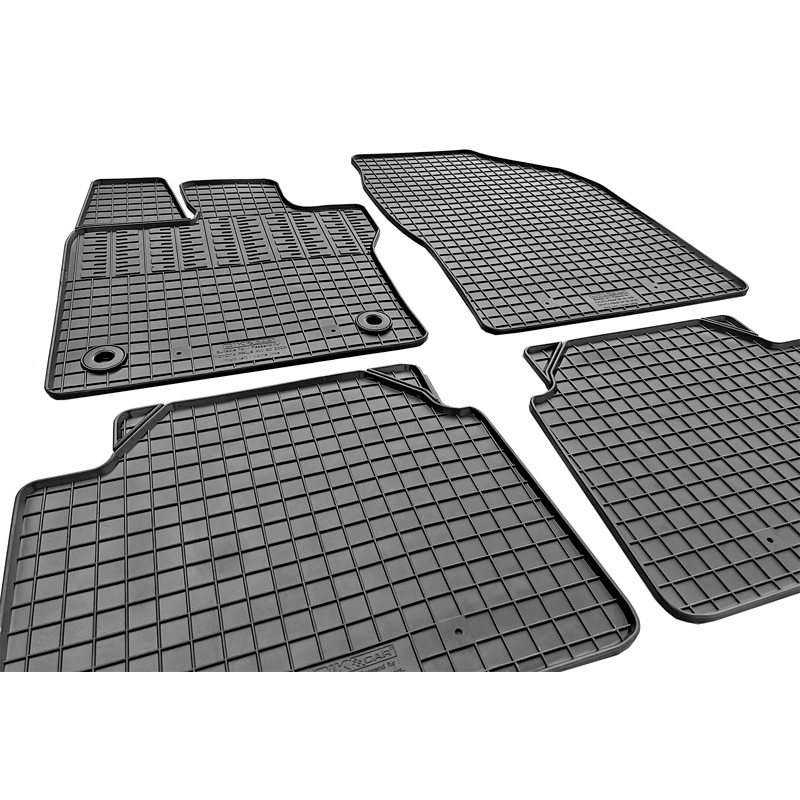 Rubber car mats set  Toyota Prius V 2023- (4-pieces + fixing system)