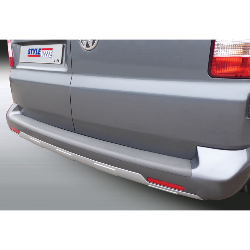 RGM Rear bumper skirt 'Skid-Plate'  Volkswagen Transporter T5 Facelift 2010-2015 Silver (ABS)
