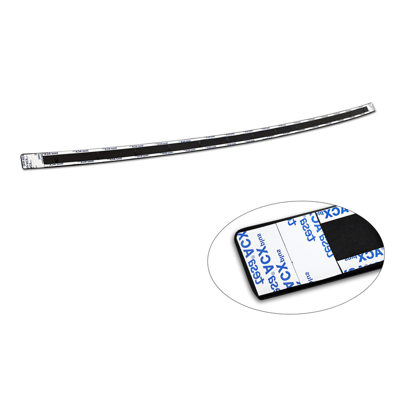 Matt Black Stainless Steel Rear bumper protector  MG 4 (EV) 2022- 'Ribs'