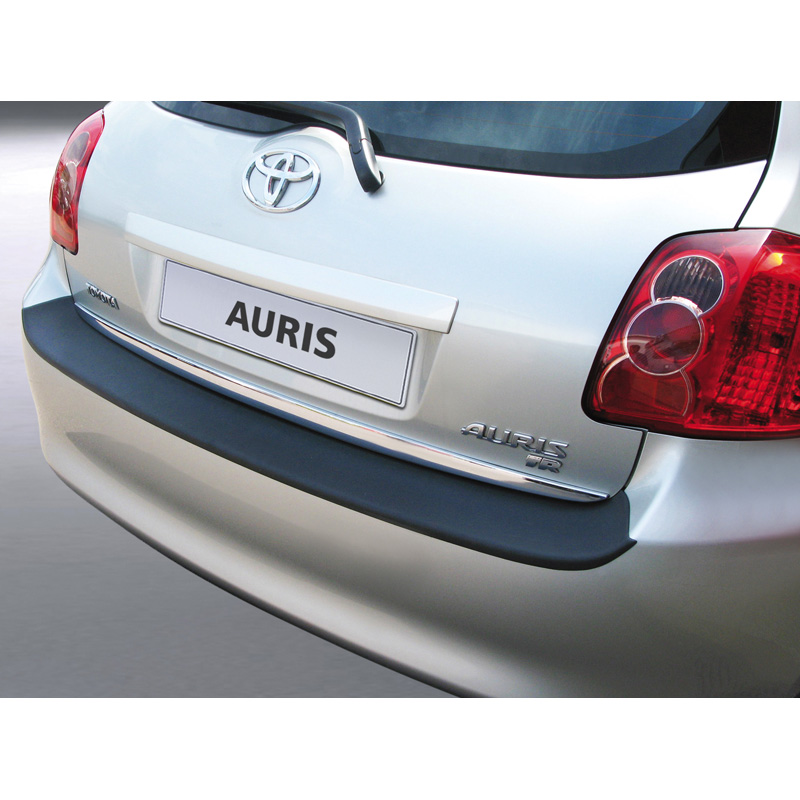 ABS Rear bumper protector  Toyota Auris 2007-2010 Black