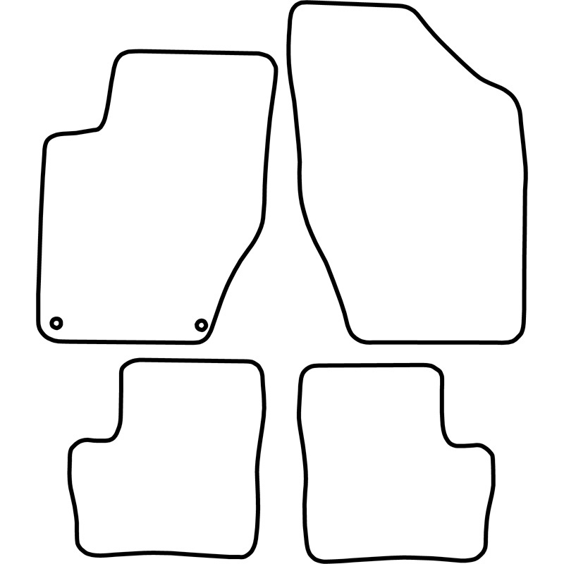 Set car mats  Citroën DS4 2011-