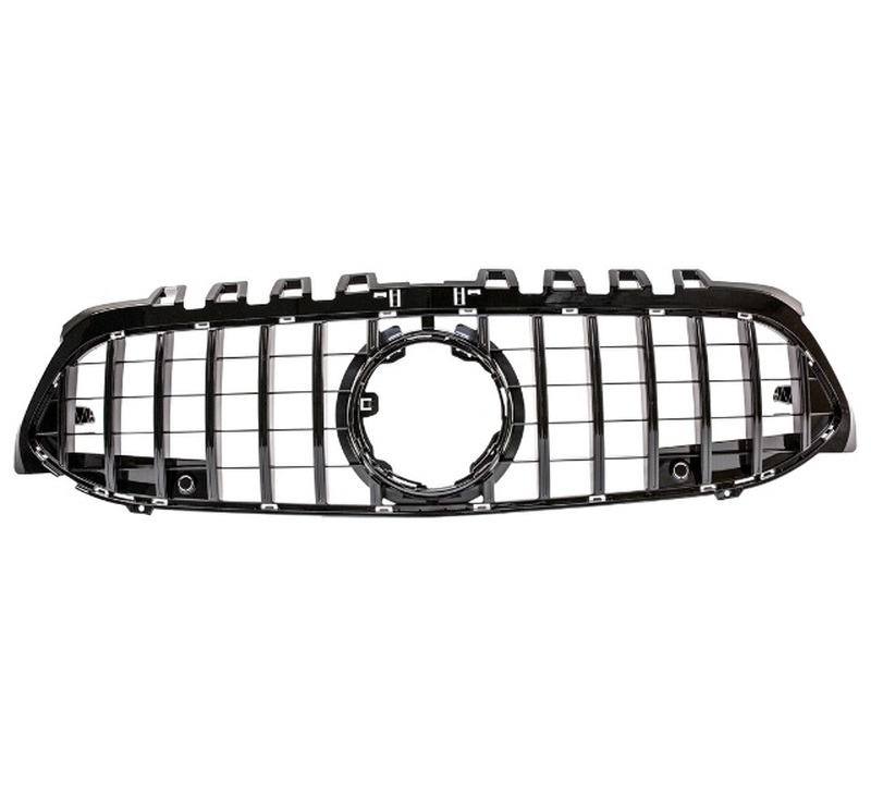 Grill passend voor Mercedes A klasse W177 / V177 GT-Look Glans Zwart