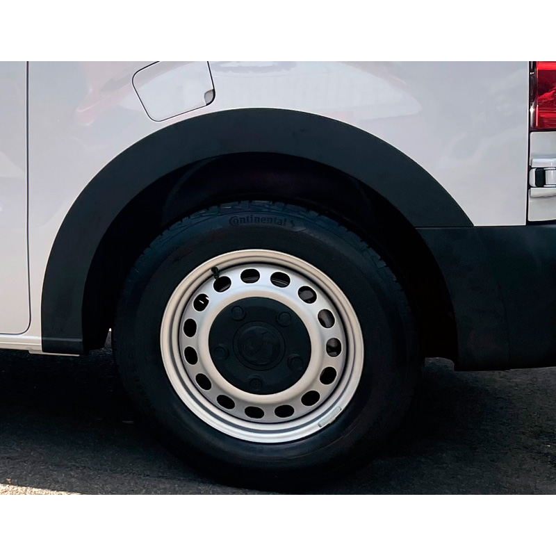 RGM Set Wheel arch extensions  Citroen Jumpy excl. XS & Peugeot Expert 2016- excl. Compact  & Opel Vivaro SWB 2019- - Black