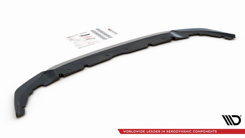 Voorspoiler passend voor BMW 1 Serie F40 M-Pack/ M135i Glans Zwart V3