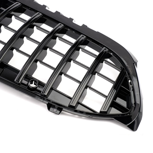 Grill passend voor Mercedes A klasse W177 GT-Look met Camera Zwart