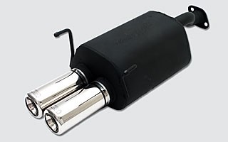 Muffler Honda Civic (Sedan/coupe) 1992-1996 RVS 145x75mm Ovaal