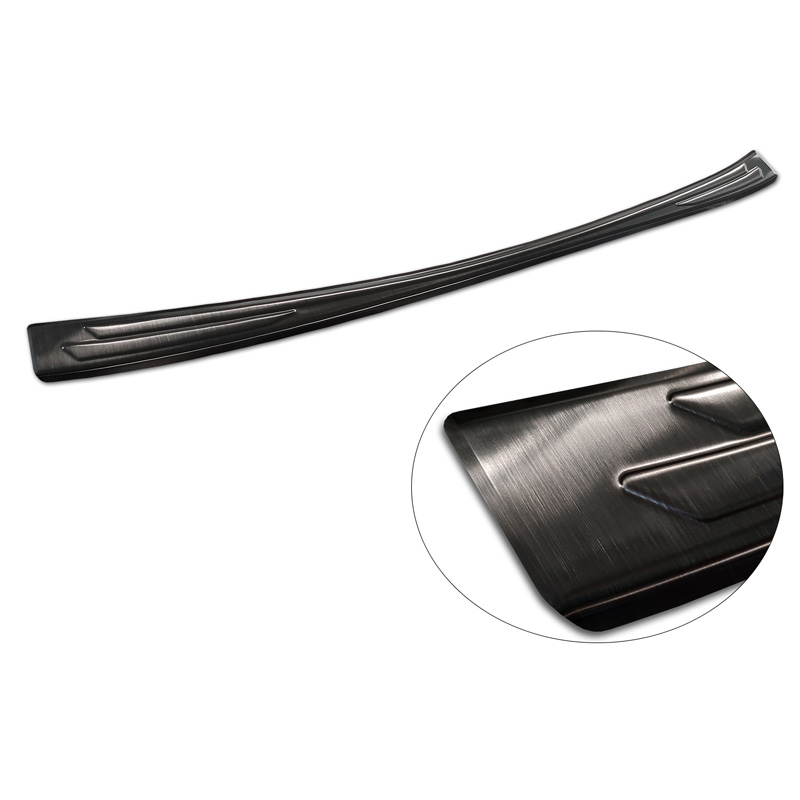 Black Stainless Steel Rear bumper protector  Lexus RX V 2022-