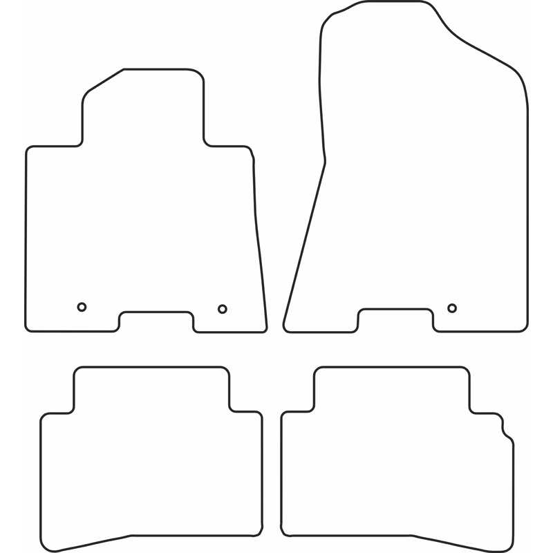 Set car mats  Kia Sportage 2016-