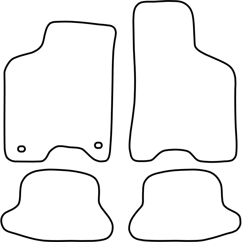 Set car mats  Seat Arosa 1997-2004