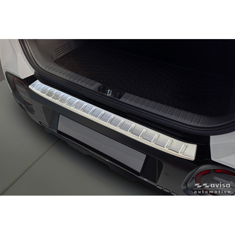 Avisa Stainless Steel Rear Bumper Protector  Hyundai Inster 2024- - Silver