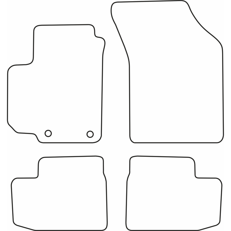Set car mats  Suzuki Swift 2005-2010