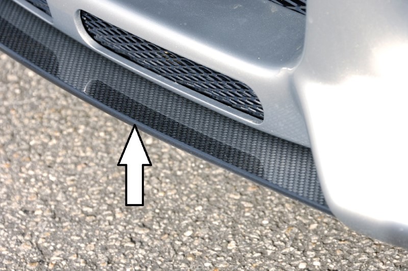 Spoilerzwaard Carboon-look voor Frontbumper Audi A4 8E Nieuw Des