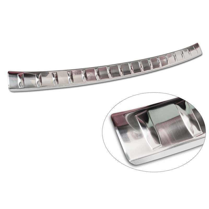 Stainless Steel Rear bumper protector  Seat Ibiza 6F Facelift 2021- 'Ribs'