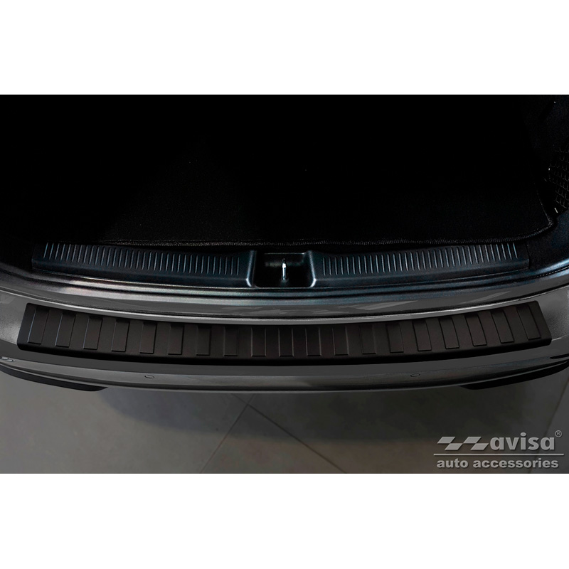Matt Black Stainless Steel Rear bumper protector  Mercedes B-Class III W247 / AMG 2018-