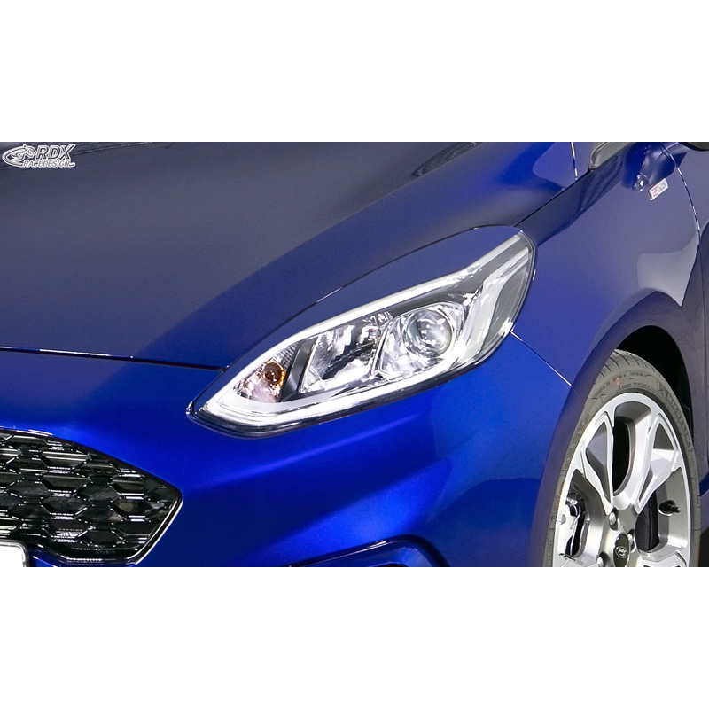 Head light spoilers  Ford Fiesta MK8 2017-2022 (ABS)