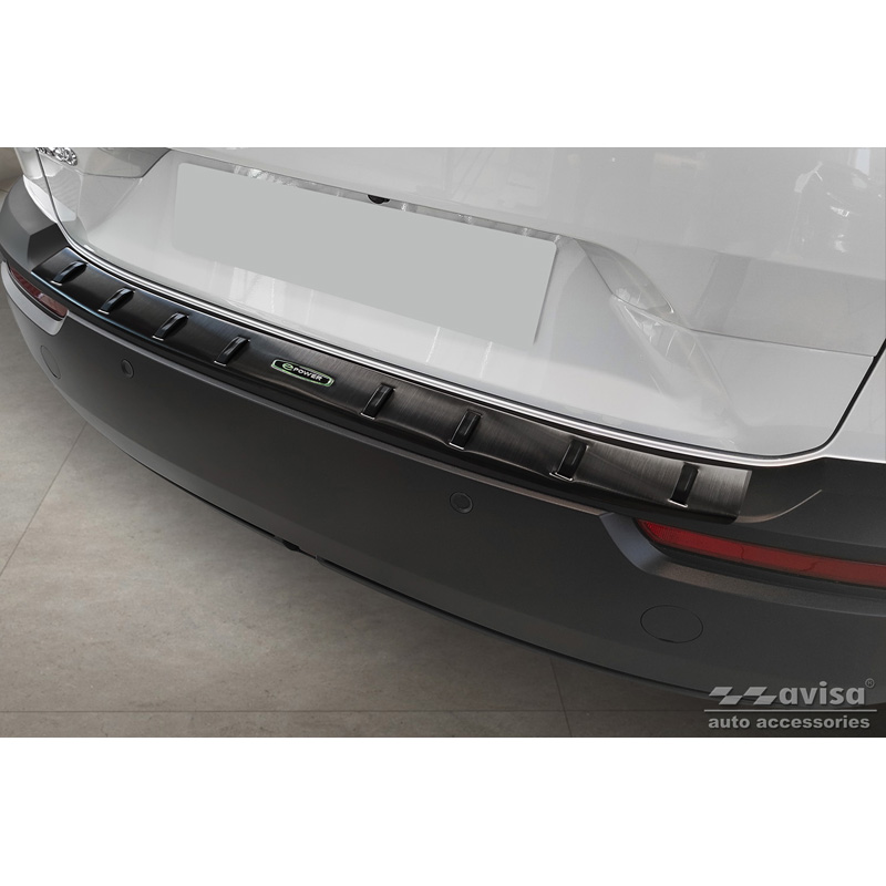 Black Stainless Steel Rear bumper protector  Mazda MX-30 2020- 'STRONG EDITION'