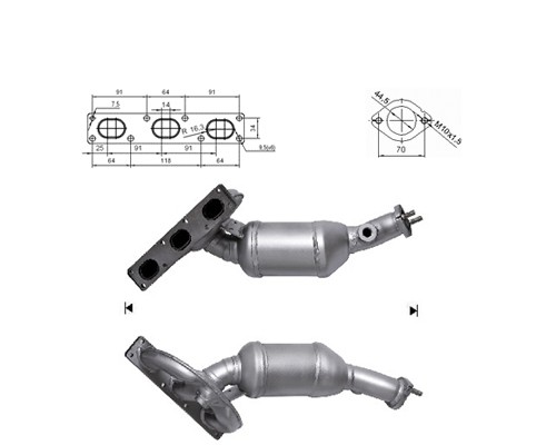 BMW Z3 2.0i 24V 1991 cc 110 Kw / 150 cv M52 E36 Magnaflow CAT Bo