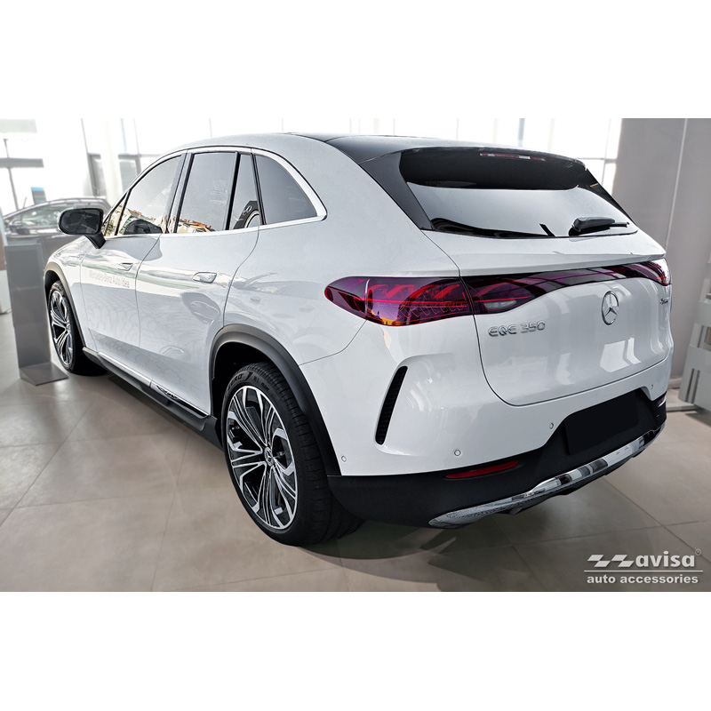 Real 3D Carbon Rear bumper protector  Mercedes EQE (X294) SUV 2022- 'Ribs'