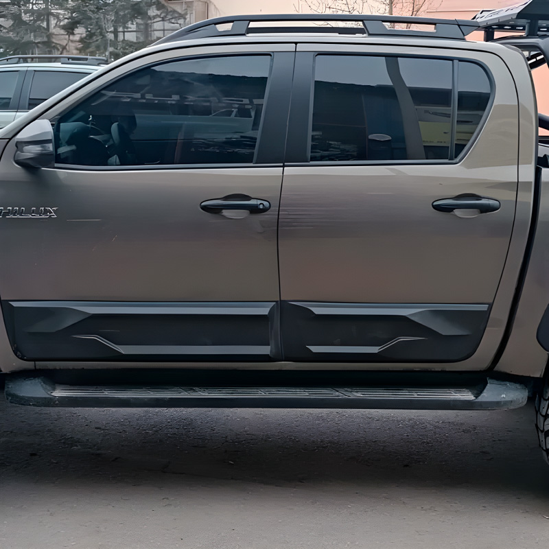 Body Cladding  Toyota Hilux 8th Gen. 2015- - Matt black