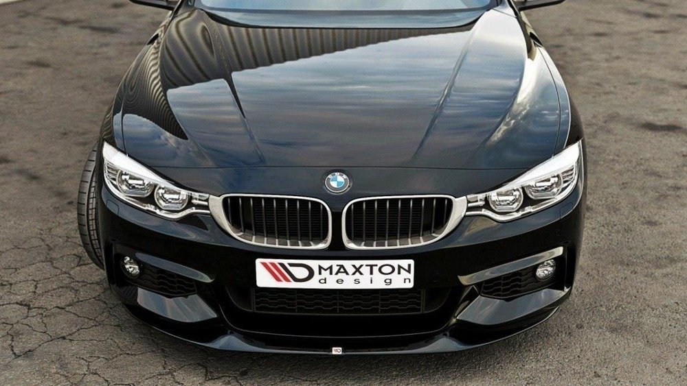 Voorspoiler passend voor BMW 4 Serie F32 M-Pack Gloss Black GTS Look