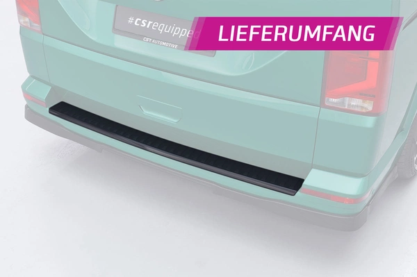 Roof spoiler  Volkswagen Transporter T6 2015-2020 / T6.1 2020- (with hatch) (ABS Glossy Black)