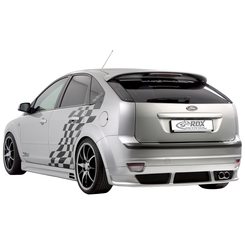 Rear bumper skirt  Ford Focus II 2005-2008 excl. ST/Wagon (PU)