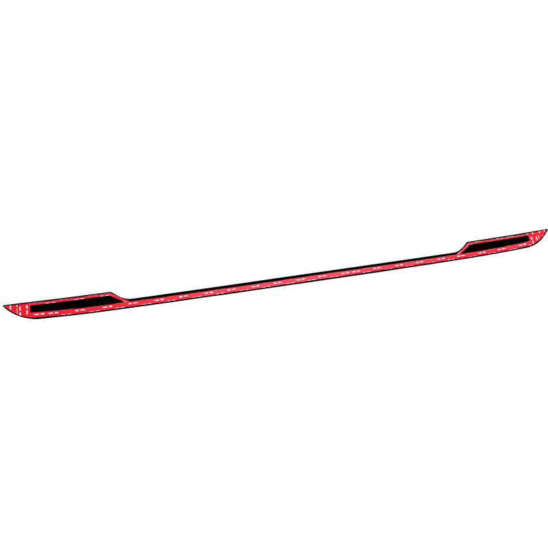 Avisa Black Chrome Stainless Steel Tailgate Trim  Volvo V90 II 2016-
