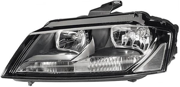 Koplamp rechts AUDI A3 08->> HELLA H7+H7