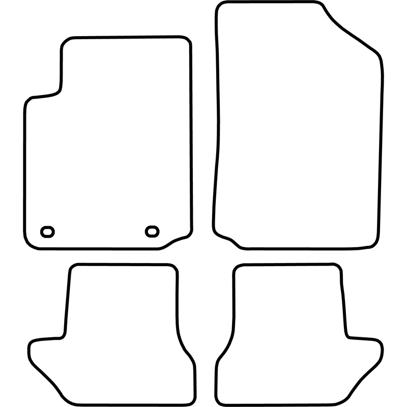 Set car mats  Citroen C3 Puriel 2005-