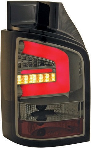 Tail Lights VW Bus T5 with Tube and LED Clear/Smoke