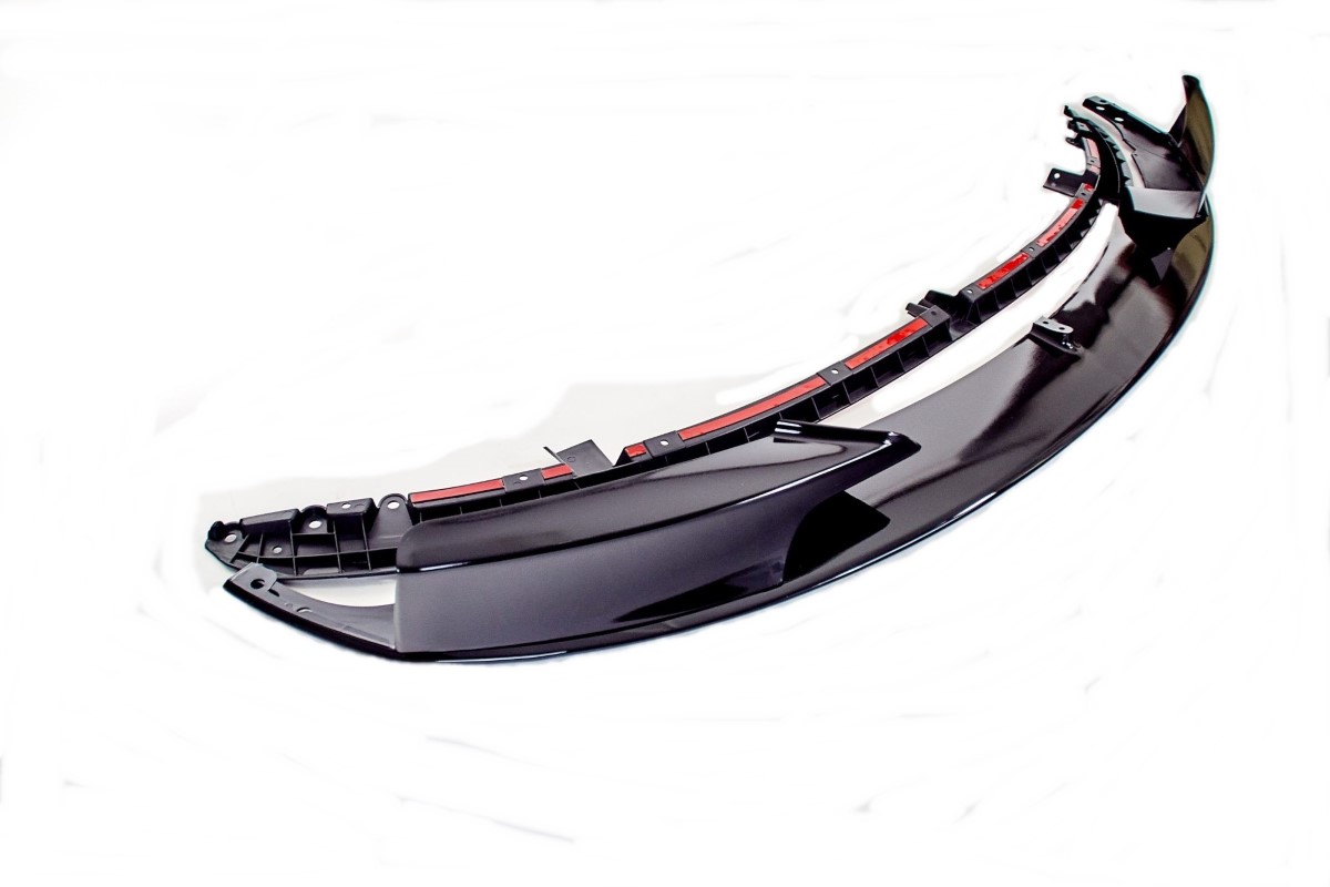 Voorspoiler passend voor BMW 3-Serie F30 F31 M-Pakket Glans Zwart