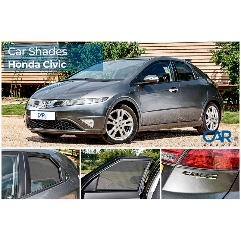 Set Car Shades  Honda Civic 5 doors 2006-2012 (4-pieces)