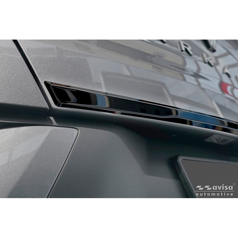 Avisa Black Chrome Stainless Steel Tailgate Trim  Renault Arkana 2020-
