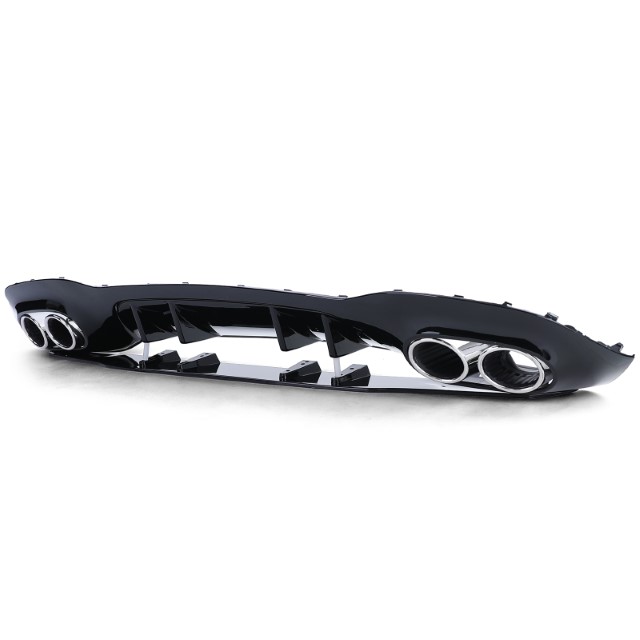 Diffuser passend voor Mercedes A klasse W177 A35/A45 Look Chroom Sierstukken