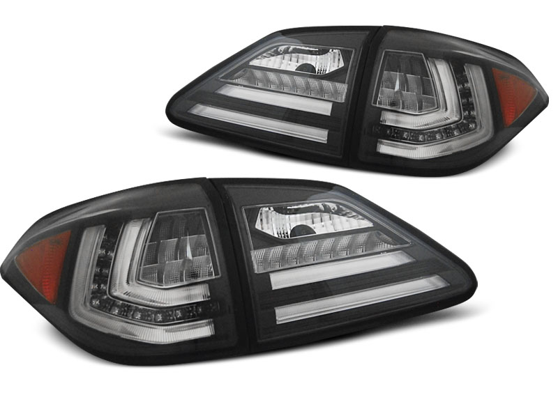 LED Tube Dynamic Tail Lights for Lexus RX III (2009-2012) – Smoke