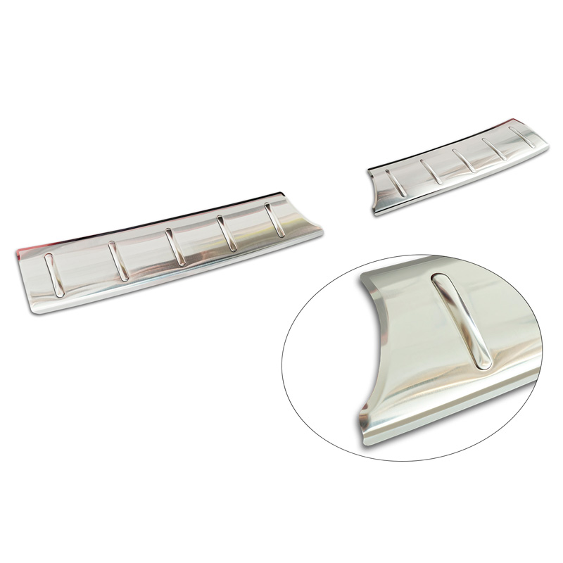 Stainless Steel Rear bumper protector  Suzuki Swift VI 2024- 'Ribs'