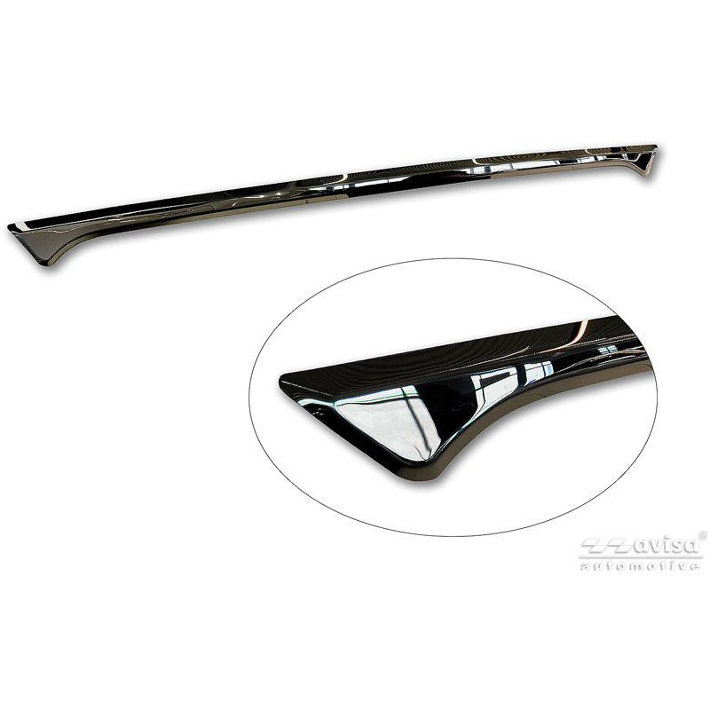 Avisa Black Chrome Stainless Steel Tailgate Trim  Toyota Corolla Touring Sports (E21) 2019-