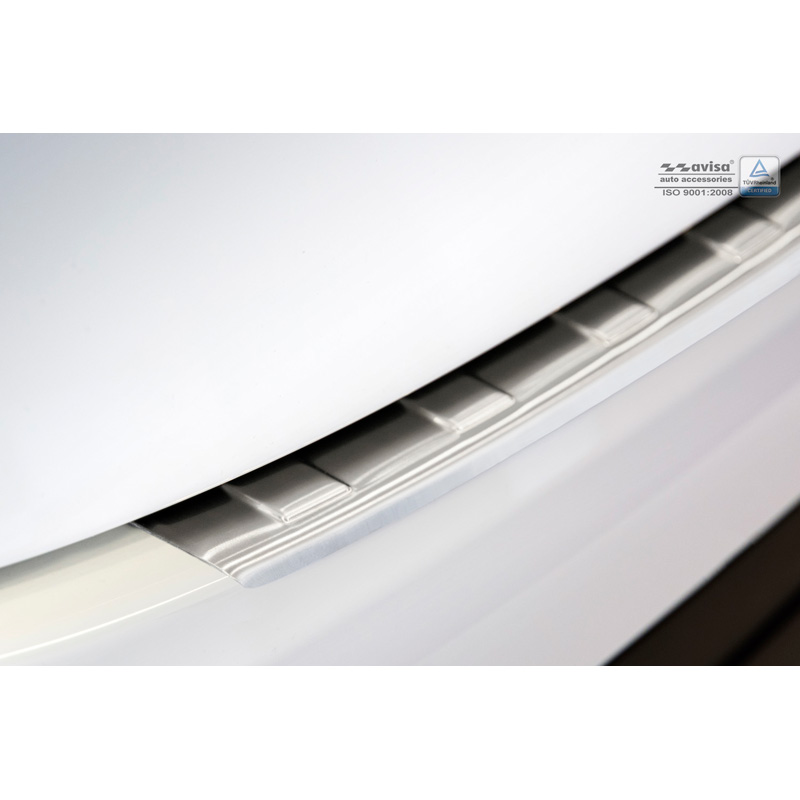 Stainless Steel Rear bumper protector  Jaguar F-Pace 2016-2020 & FL 2020- 'Ribs'