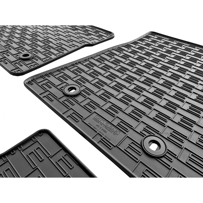 Rubber car mats set  MG 5 (EV) SW 2020- (4-pieces + fixing system)