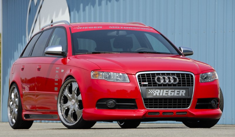 Spoilerlip without 3 extra air-intakes Audi A4 8E B7 11.04 Riege