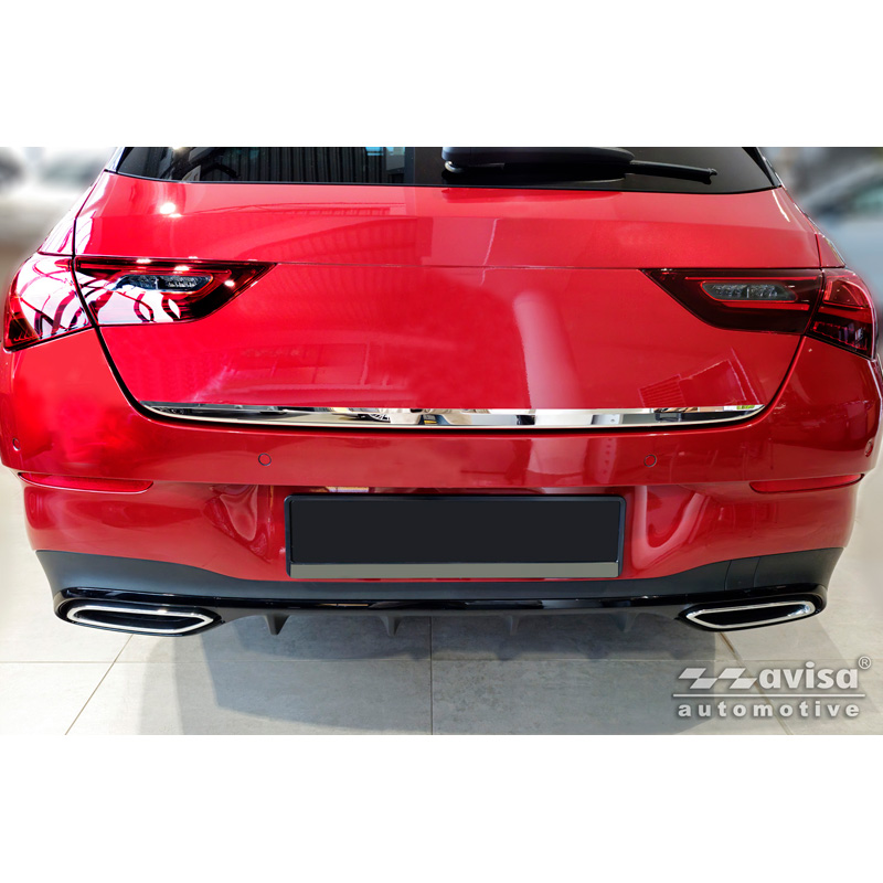 Avisa Chrome Stainless Steel Trunk Tailgate Trim Cover  Mercedes CLA Shooting Brake (X118) 2019-