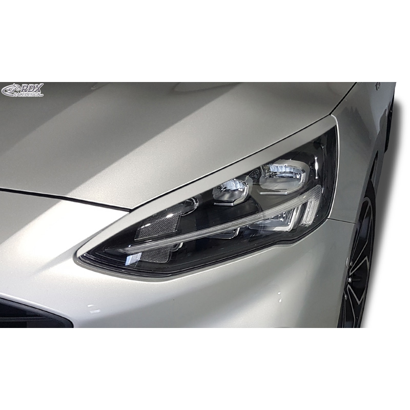 Head light spoilers  Ford Focus IV Hatchback/Wagon/Sedan 2018-2022 (ABS)