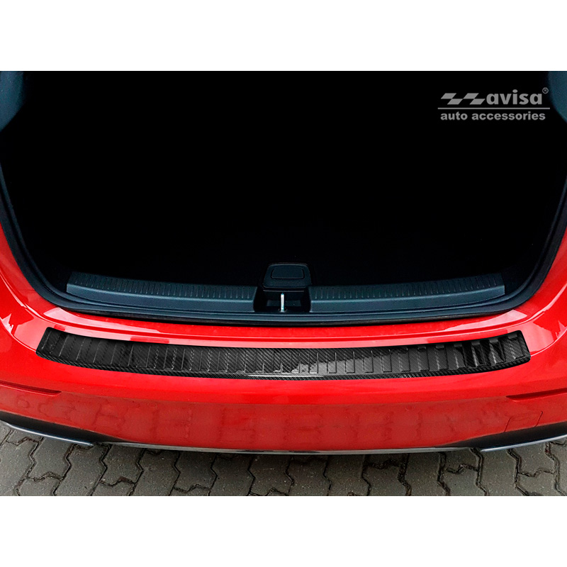 Real 3D Carbon Rear bumper protector  Mercedes A-Class W177 2018-