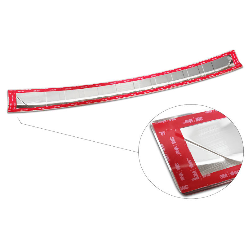 Stainless Steel Rear bumper protector  Mercedes C-Class W206 Kombi 2021- 'Ribs'