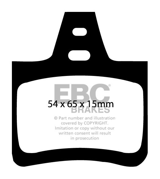 EBC Brakes CITROEN XM 2.0 Sedan 89-91 Remblokken achterzijde