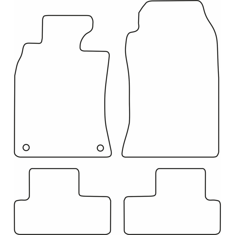 Set car mats  Mini One & Cooper 2001-2007