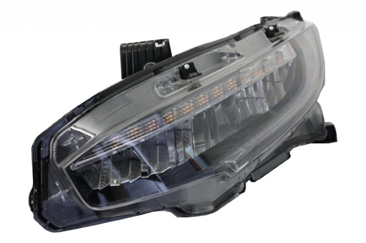 Headlights Honda Civic Mk10 (FC/FK) (2016-Up) Sedan & Hatchback Full LED Dynamic black